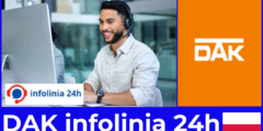 DAK infolinia 24h numer telefonu, szybka pomoc bez czekania