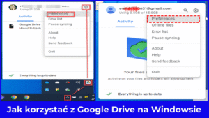 Ustawienia i personalizacja Google Drive